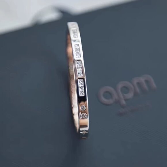 APM Monaco TOI MOI Morse Code Bangle - Picture 2 of 5